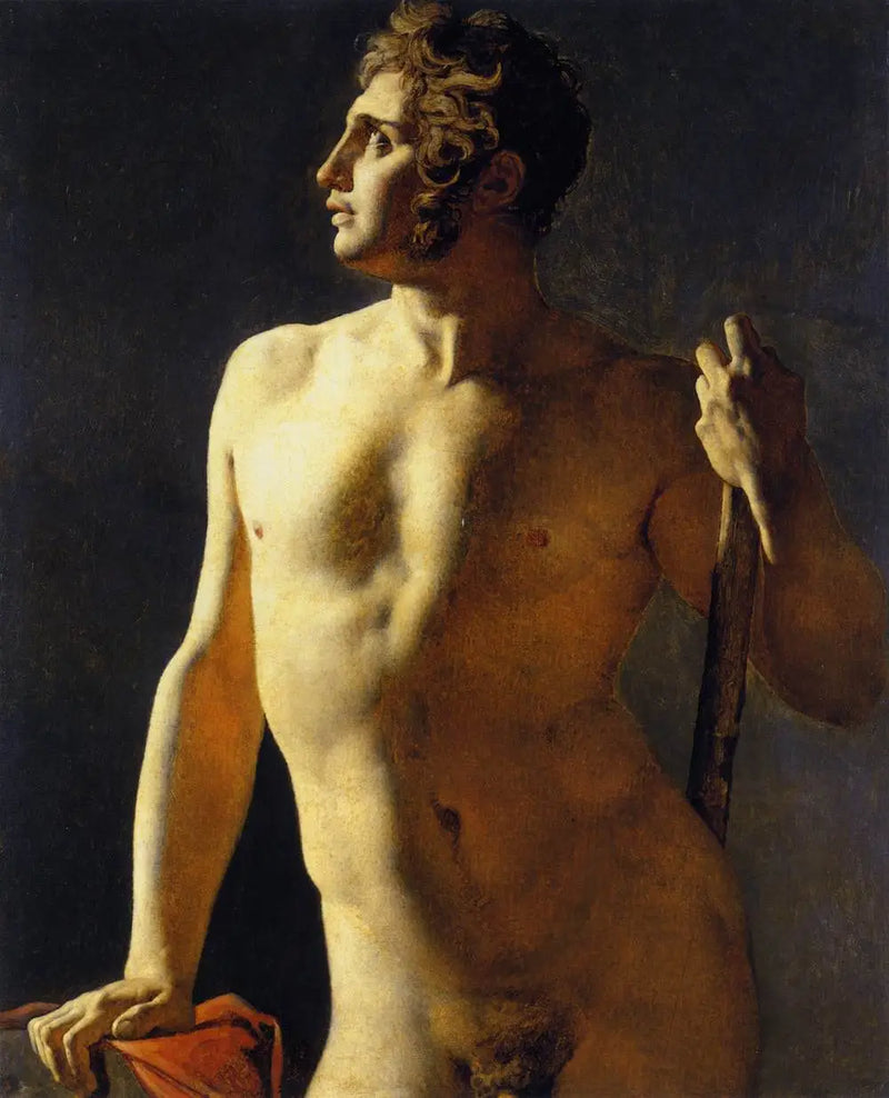 Torso or half-figure painted - Jean-Auguste-Dominique Ingres
