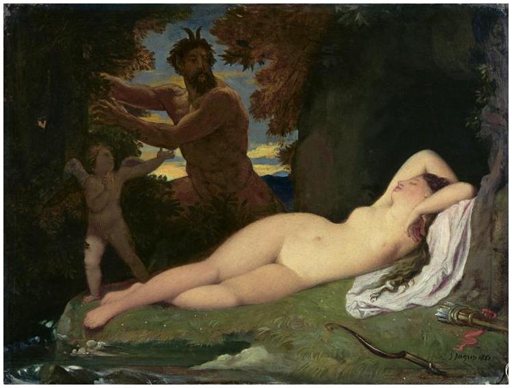 Jupiter and Antiope - Jean-Auguste-Dominique Ingres