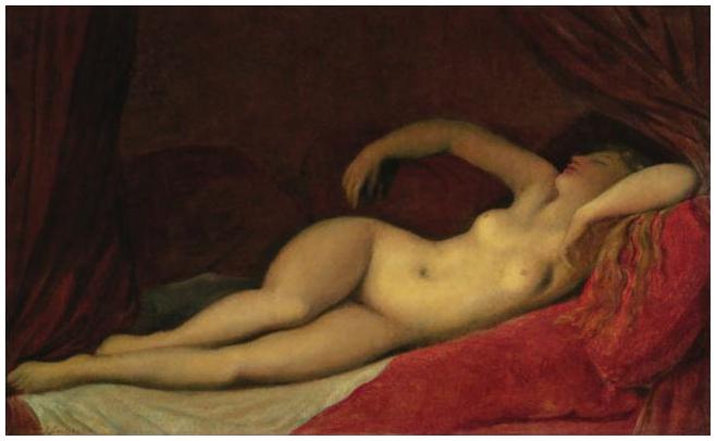 Sleeping Odalisque - Jean-Auguste-Dominique Ingres
