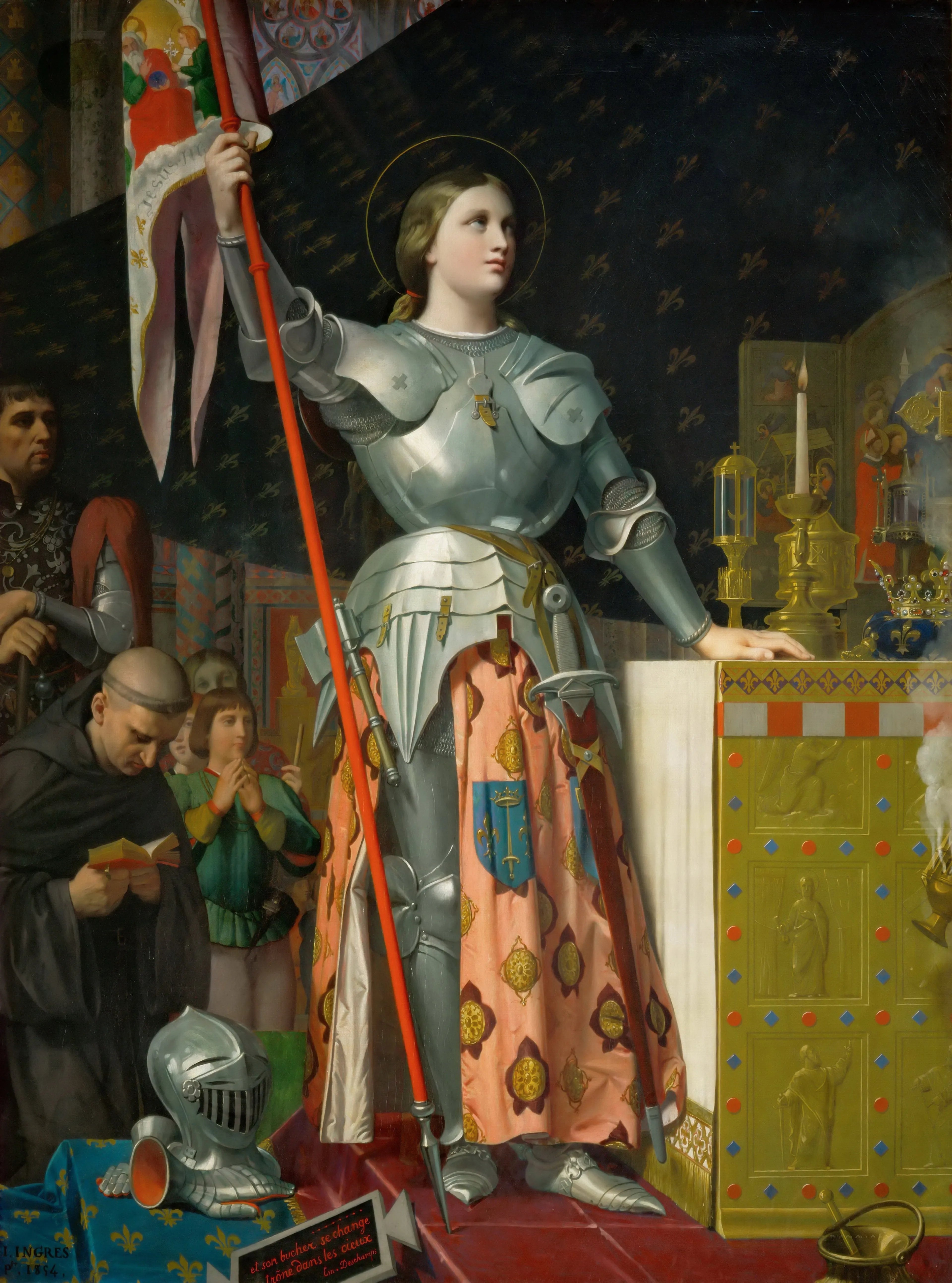 Joan of Arc at the Coronation of King Charles VII - Jean-Auguste-Dominique Ingres