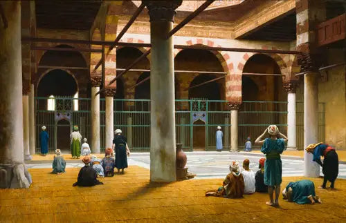 Interior of a Mosque - Jean-Léon Gérôme