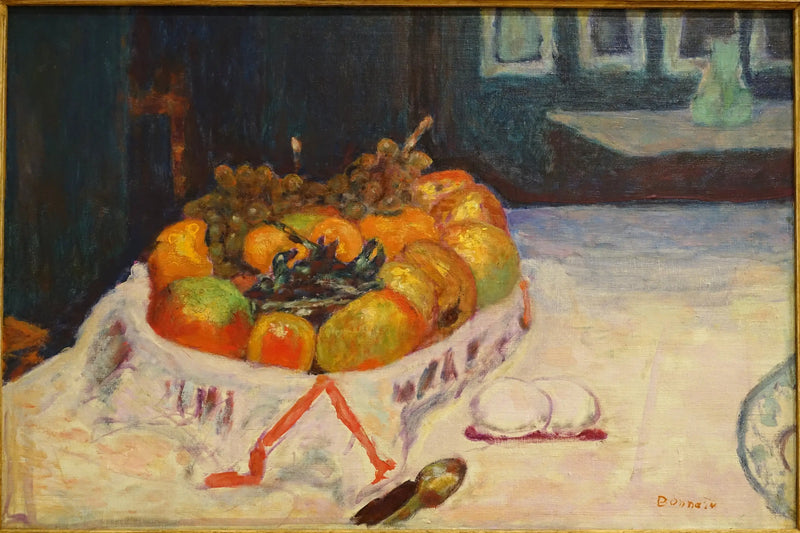 Still Life with Fruit Basket - Pierre Bonnard