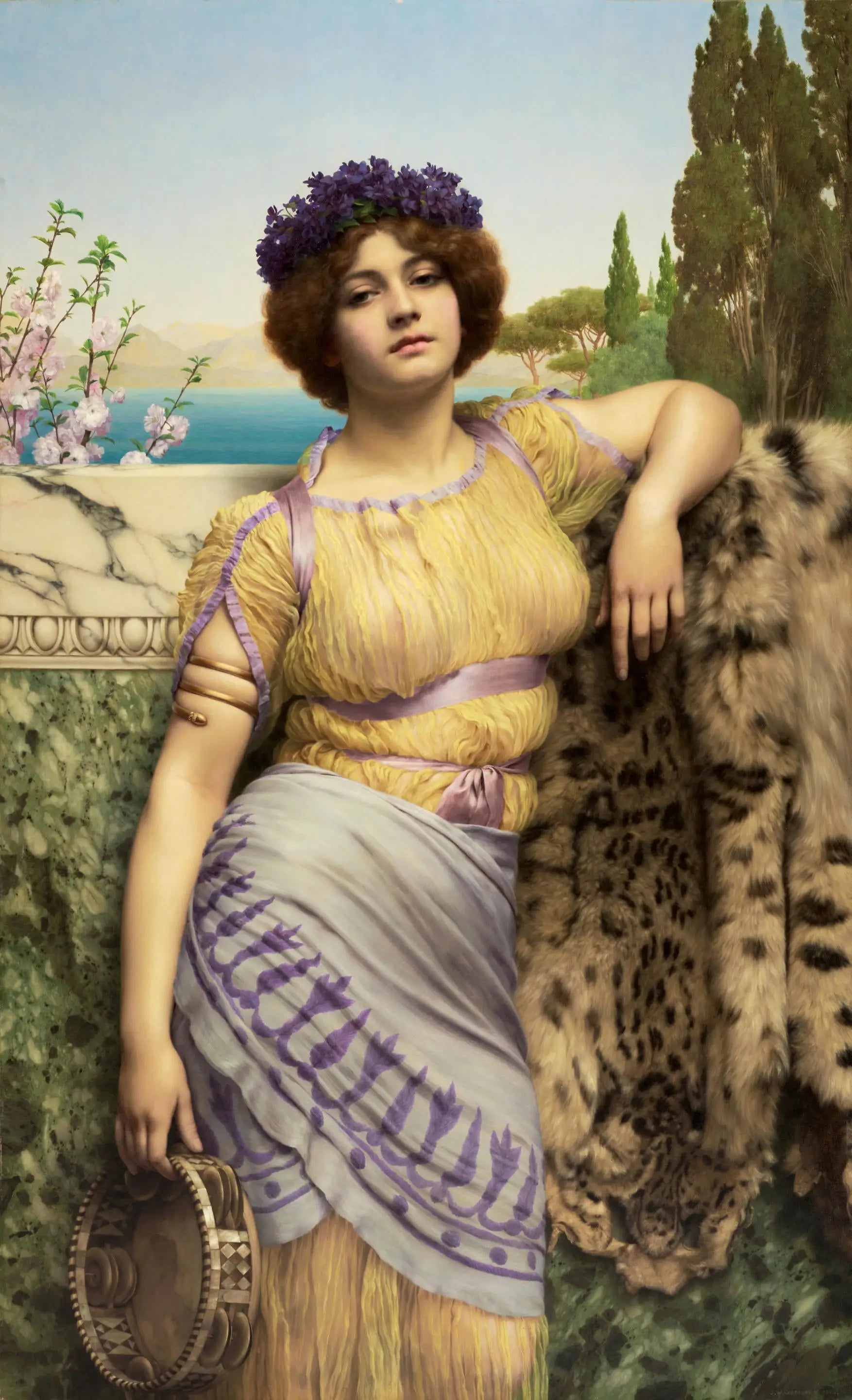 Jeune fille ionienne dansante - John William Godward - Alpha Reproduction