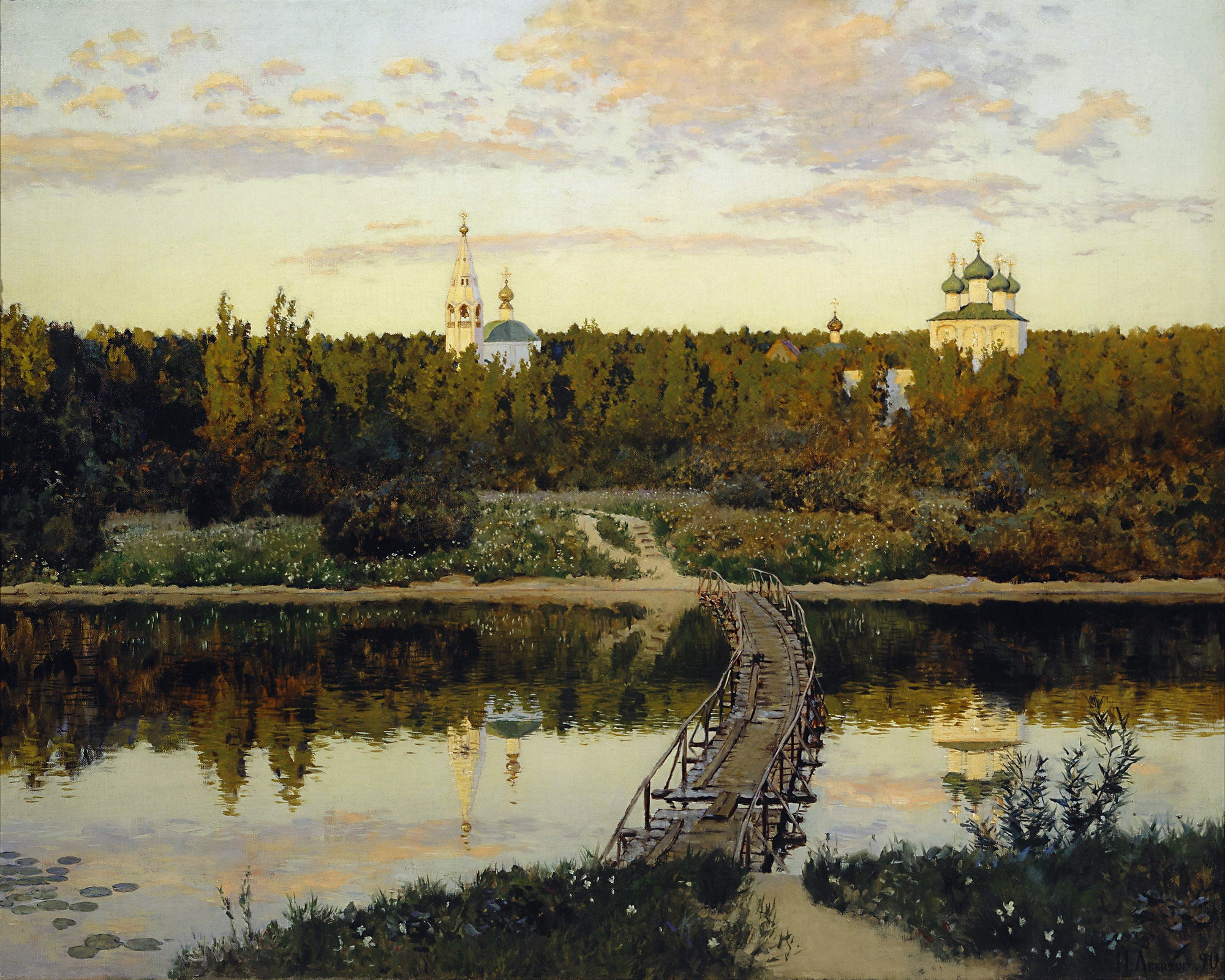 Silent Monastery - Isaac Levitan