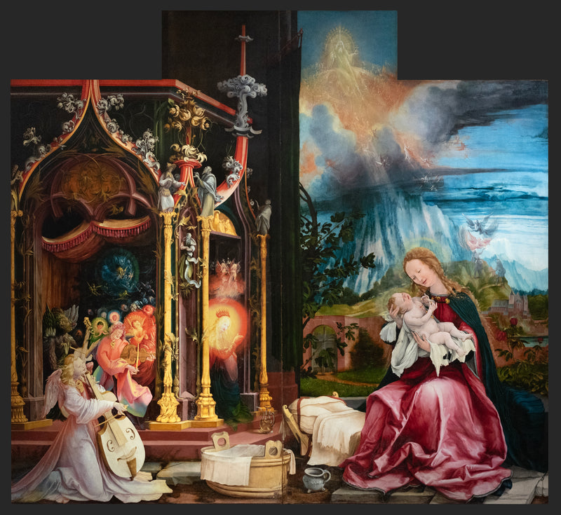 Concert des Anges et Nativity - Matthias Grünewald