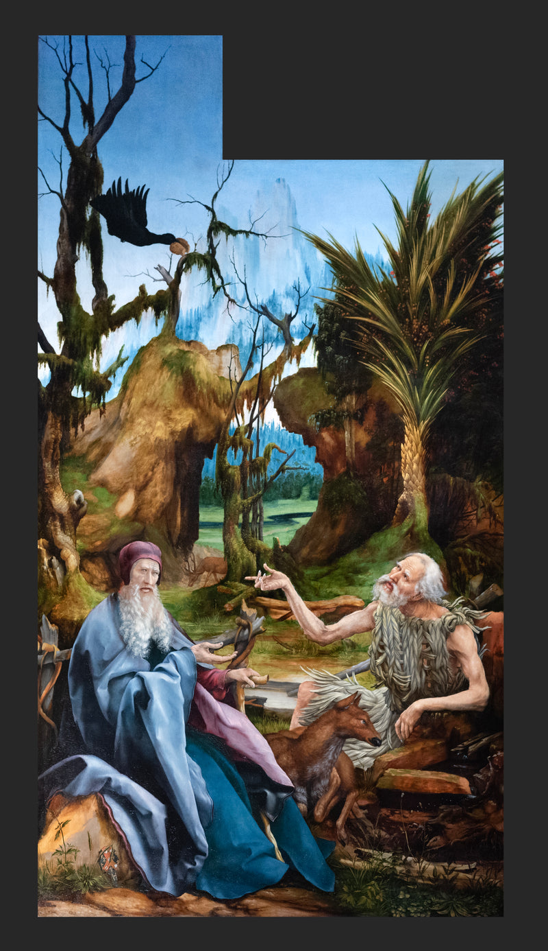 Saints Paul and Anthony in the Desert - Matthias Grünewald