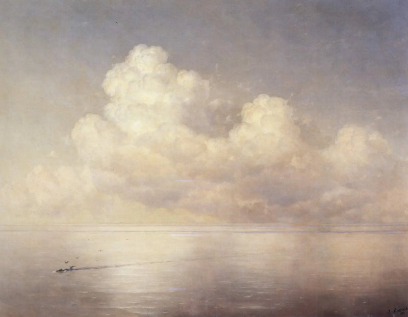 Clouds over the sea, calme - Ivan Aïvazovski