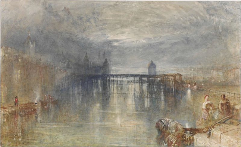 Lucerne: Moonlight - J. M. W. Turner