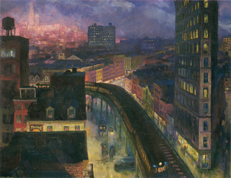 The city from Greenwich Village - John Sloan