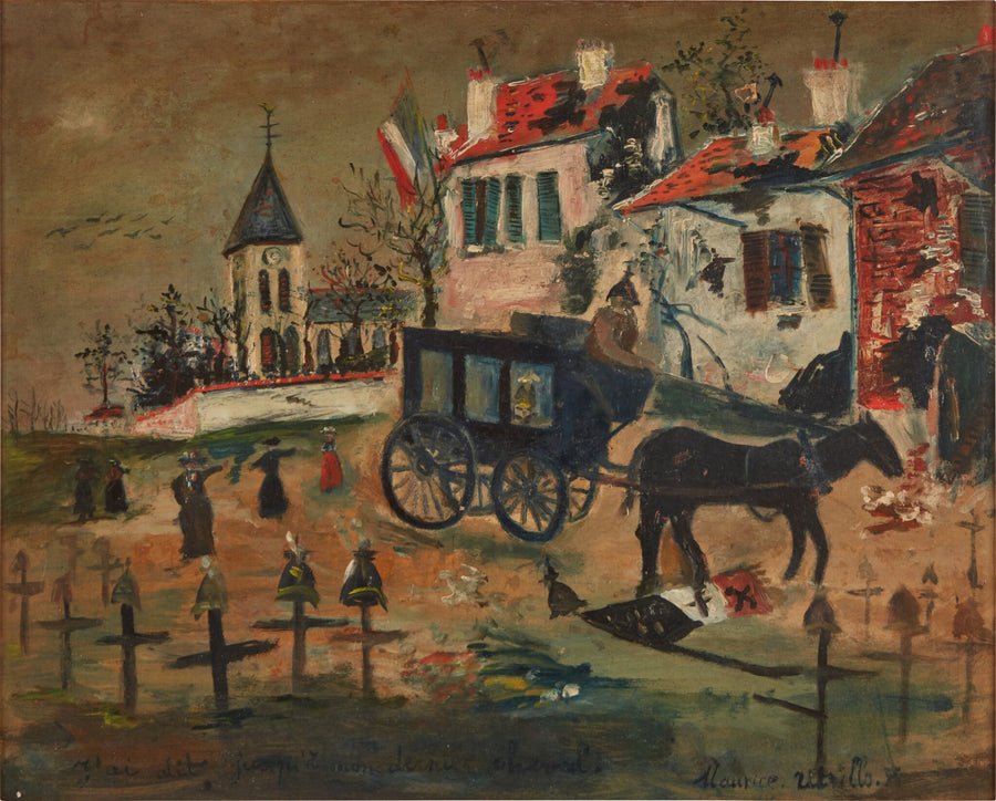 J'ai dit jusqu'à mon dernier cheval (1917) - Maurice Utrillo