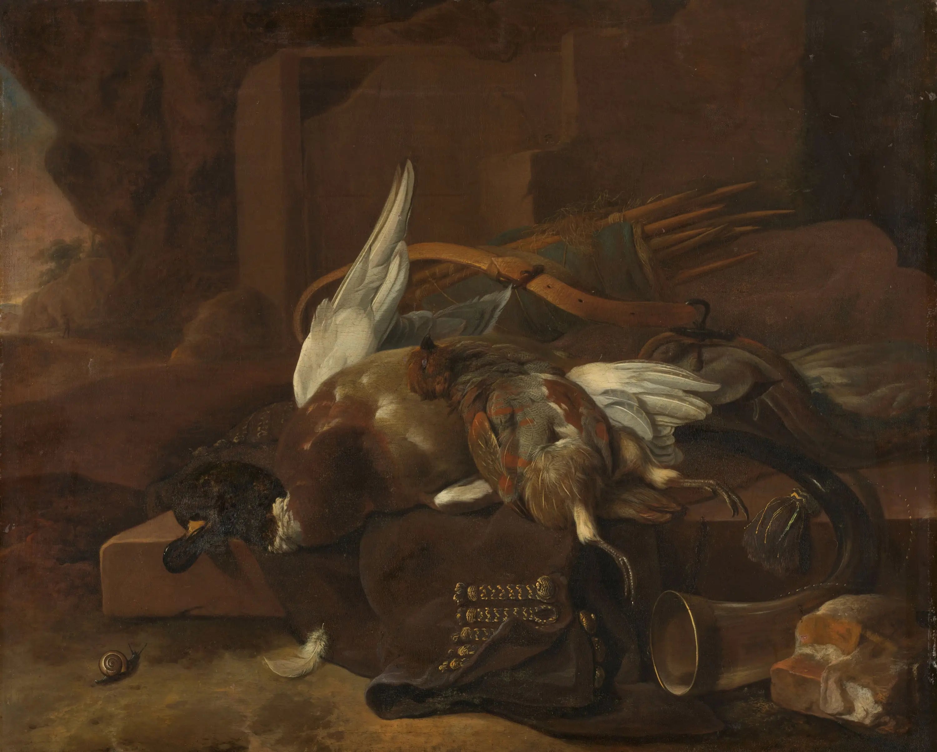 Un sac de chasseur - Melchior de Hondecoeter - Alpha Reproduction