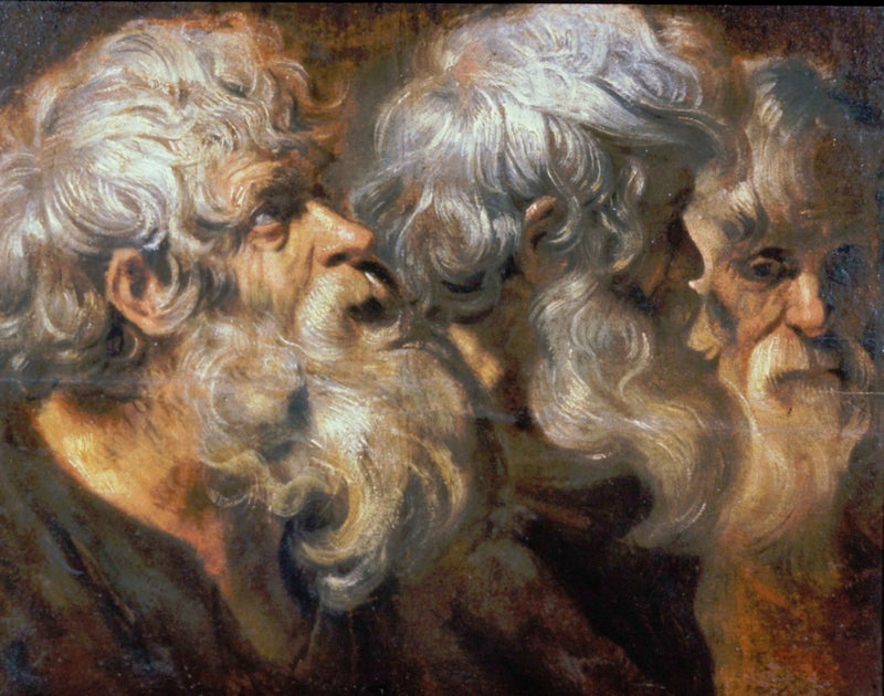 Trois têtes de vieillards - Jacob Jordaens