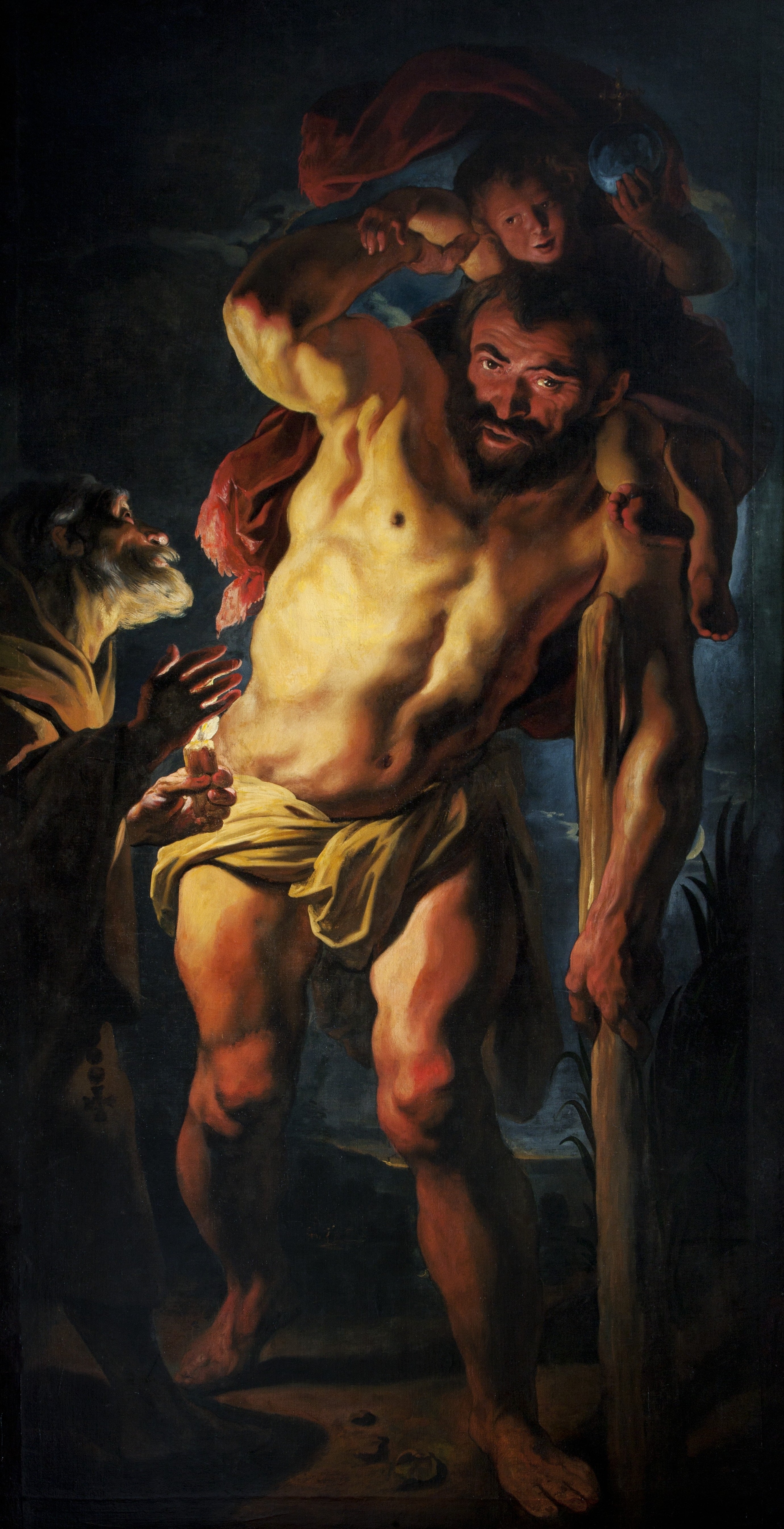 Saint Christophe portant l'Enfant Jésus - Jacob Jordaens