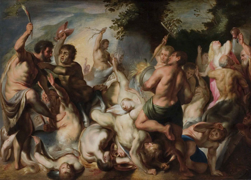 La bataille des Lapithes et des Centaures - Jacob Jordaens