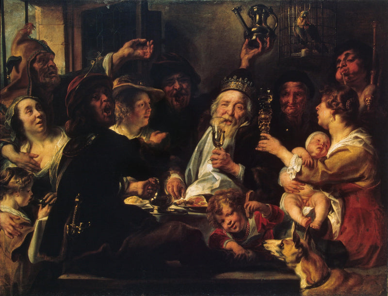 Le Roi des haricots - Jacob Jordaens