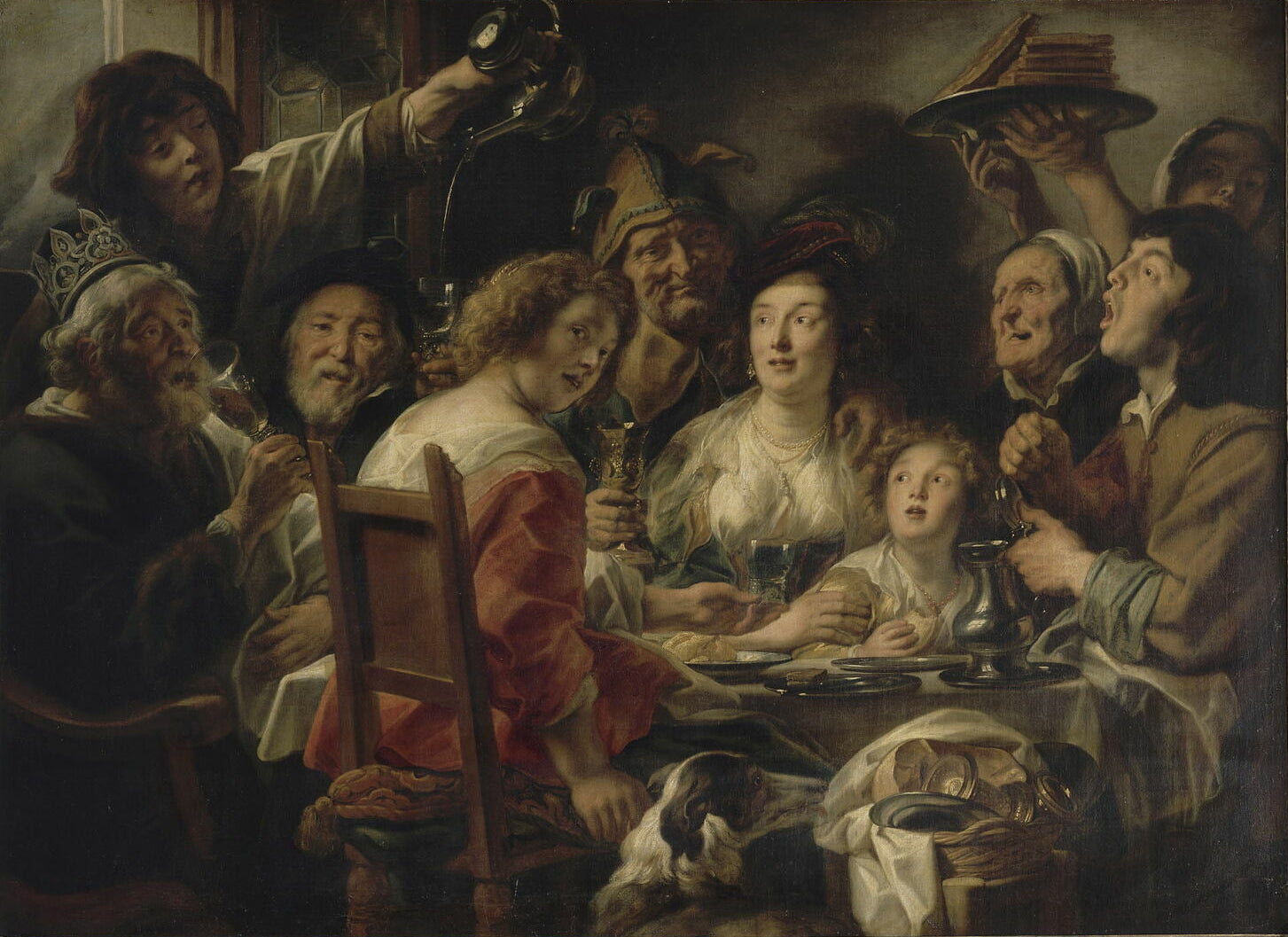 Le Roi boit - Jacob Jordaens