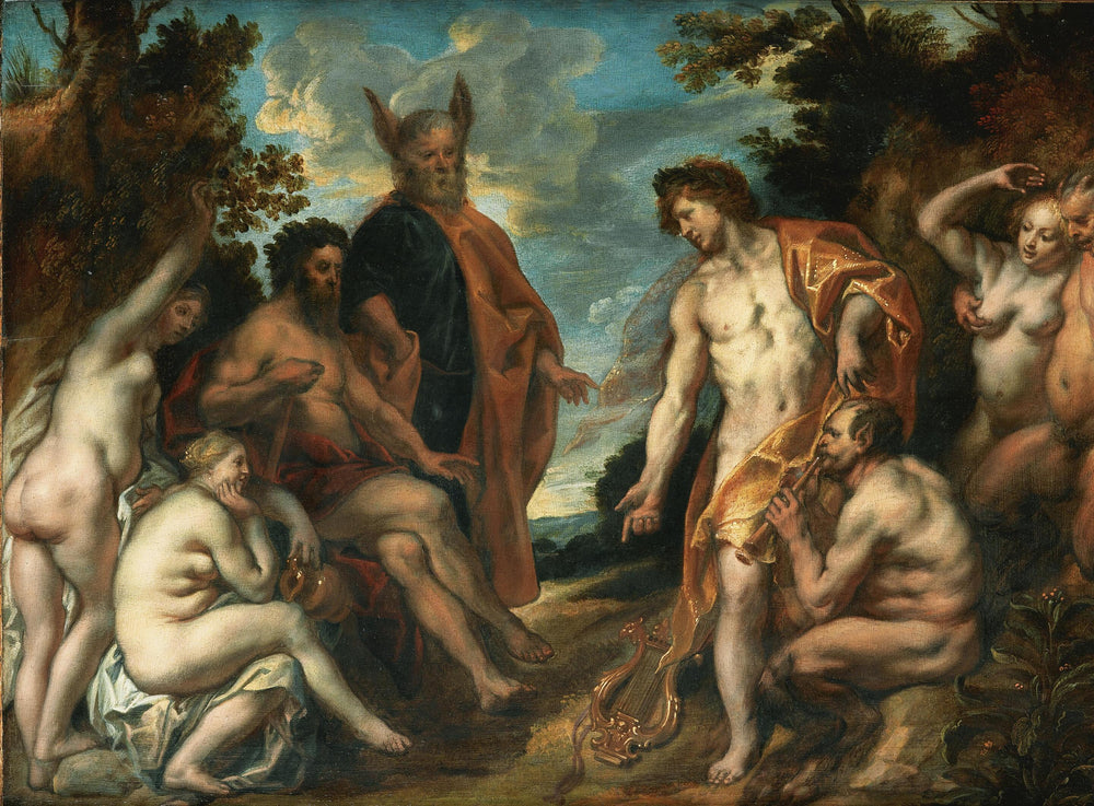 Le jugement de Midas dans le combat entre Apollon et Pan - Jacob Jordaens