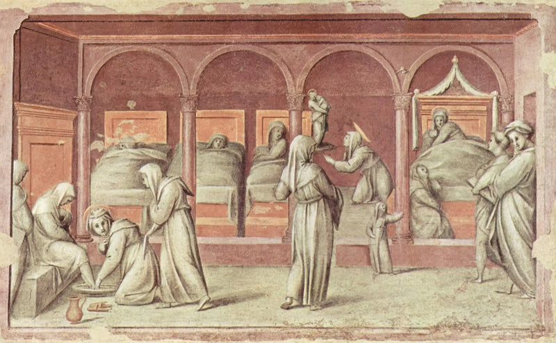 Scene de la vie à l'hôpital - Pontormo