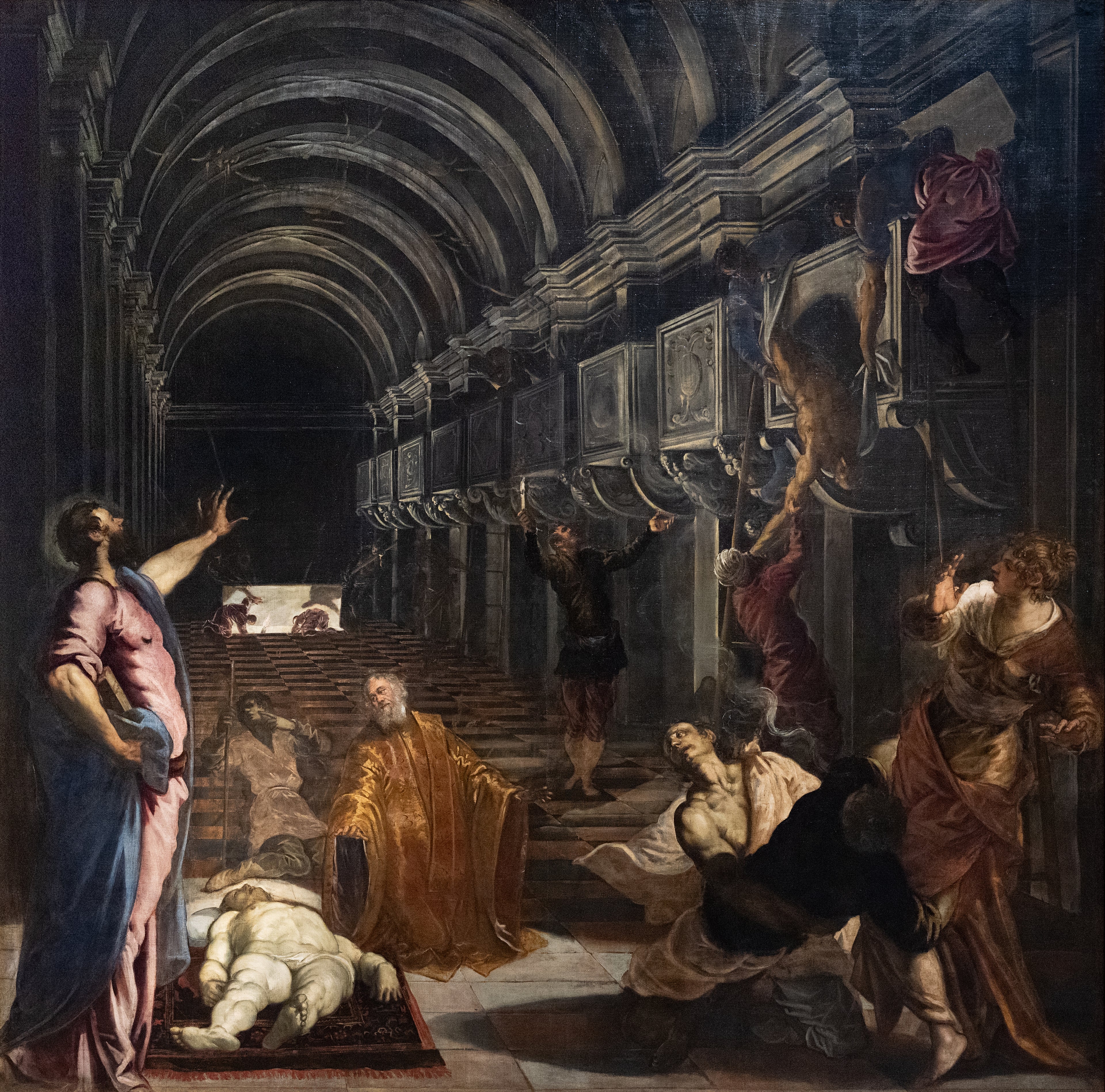 La Découverte du corps de Saint Marc - Jacopo Tintoretto - Alpha Reproduction