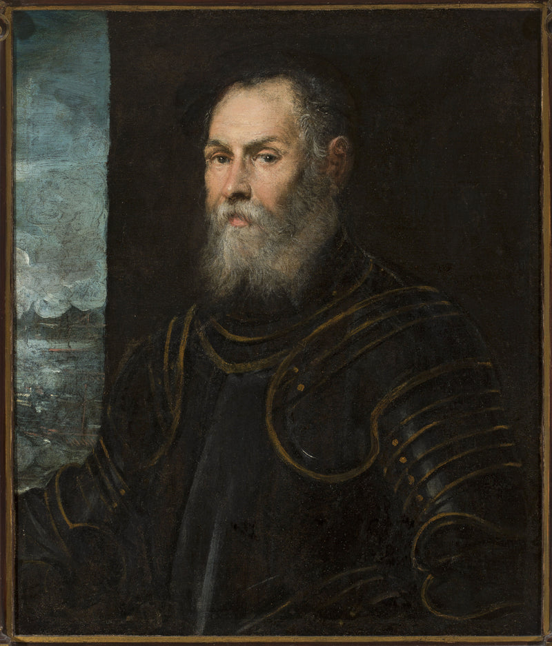 Portrait of a Venetian admiral - Jacopo Tintoretto