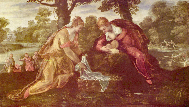 Moses Saved from the Waters - Jacopo Tintoretto