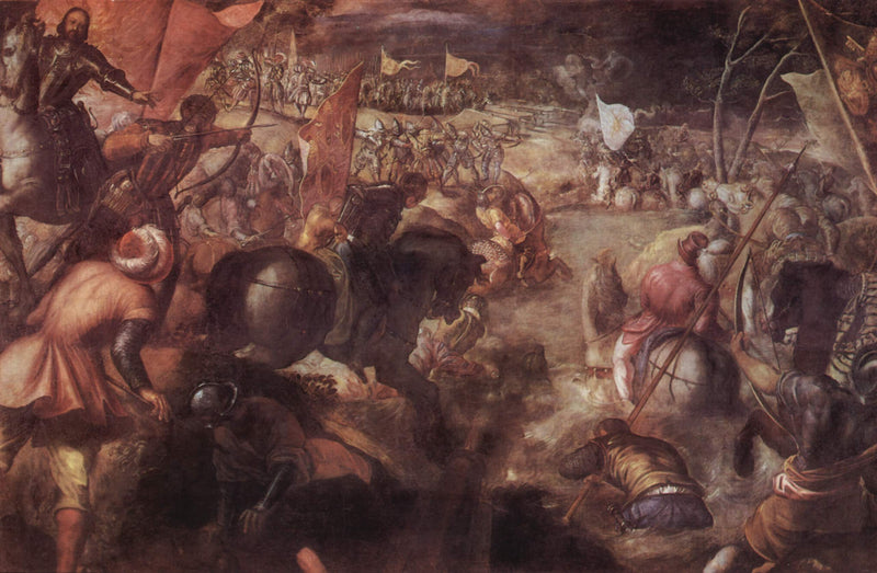 The Battle of Taro - Jacopo Tintoretto