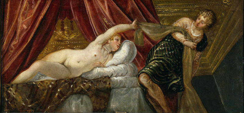 Joseph and the wife of Potiphar - Jacopo Tintoretto