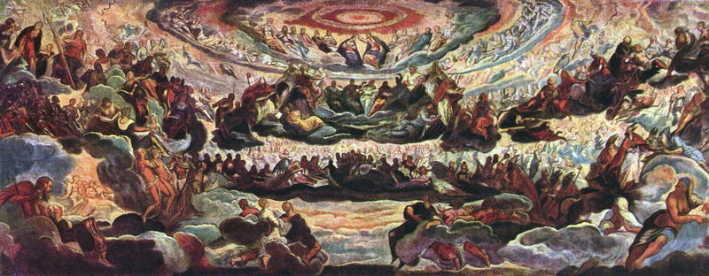 The Coronation of the Virgin - Jacopo Tintoretto