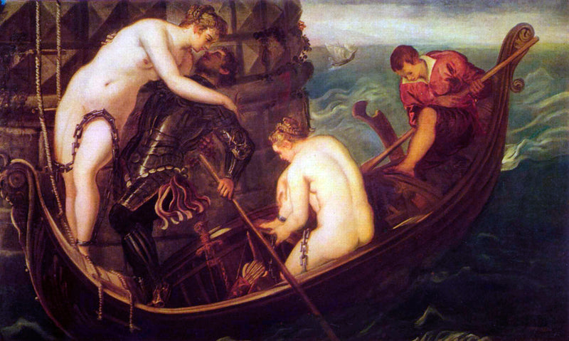 The Liberation of Arsinoé - Jacopo Tintoretto