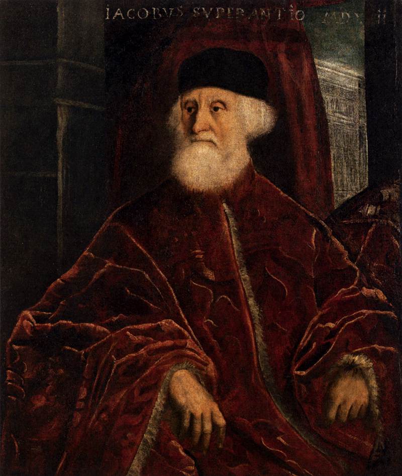 Portrait of Prosecutor Jacopo Soranzo - Jacopo Tintoretto