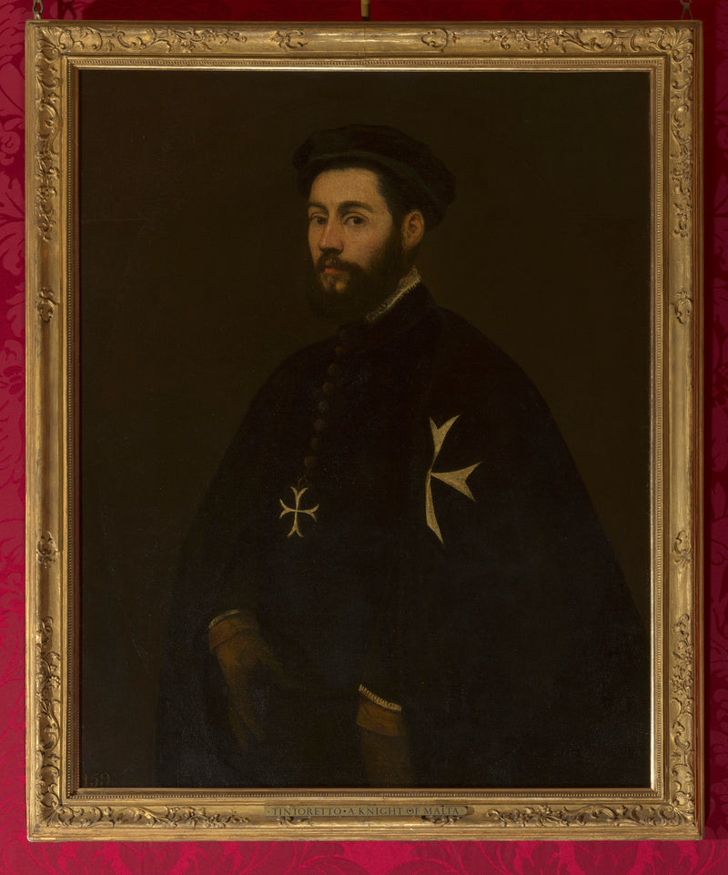 Portrait of a Knight of Malta - Jacopo Tintoretto