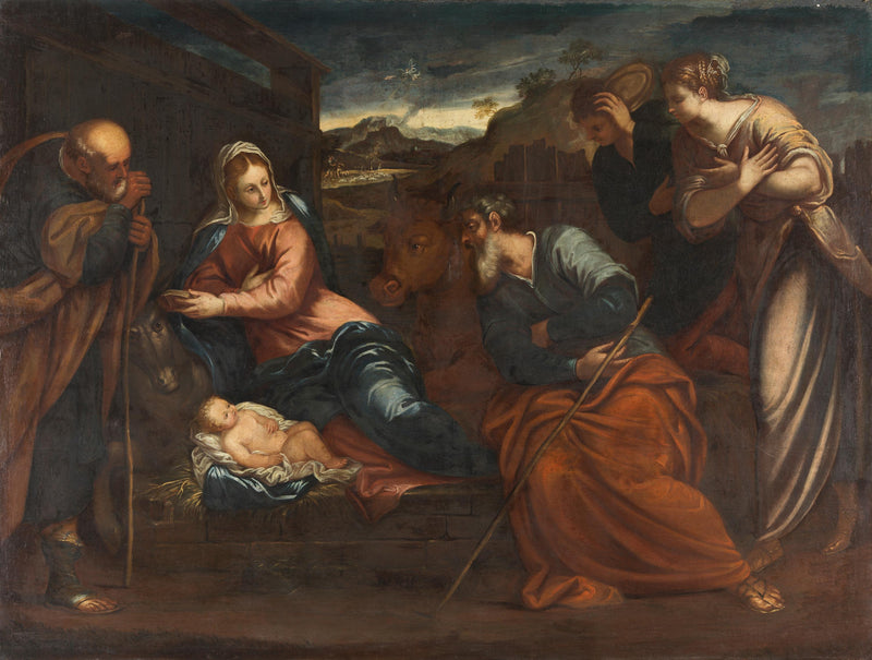 Adoration of the Shepherds - Jacopo Tintoretto