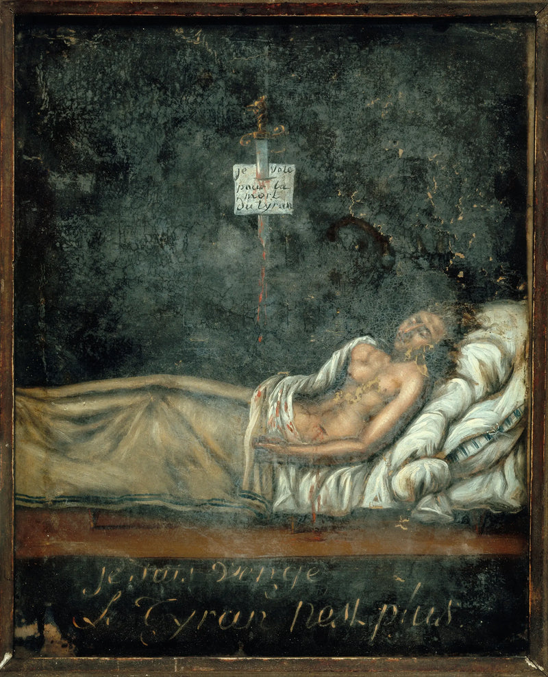 Portrait of Louis-Michel Le Peletier de Saint-Fargeau (1760-1793), on his deathbed - Jacques-Louis David