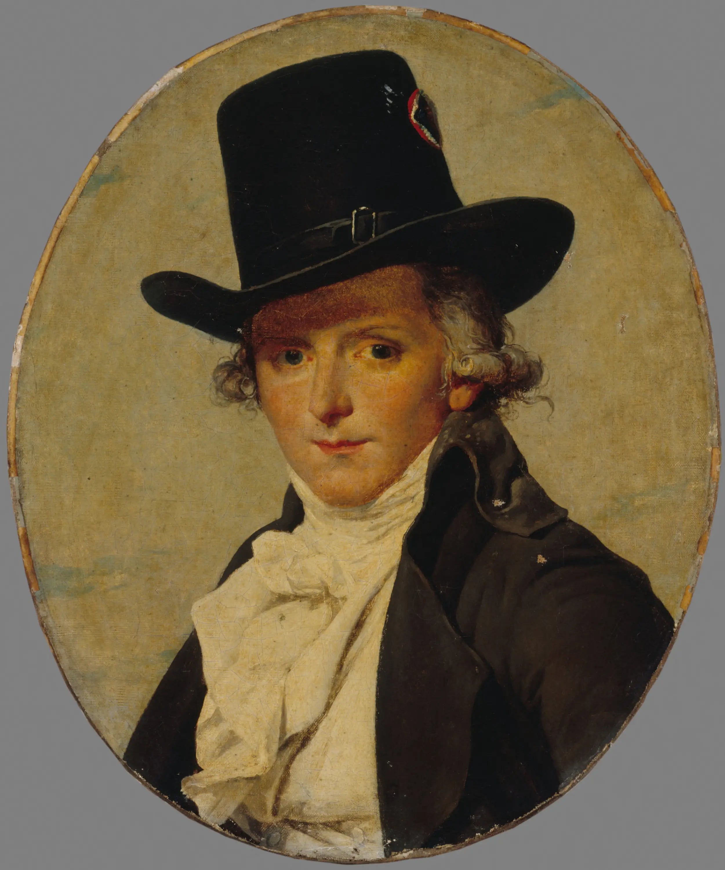Reproduction du tableau « Portrait de Pierre Sériziat (1757-1847), beau-frère de David - Jacques-Louis David » par Alpha Reproduction en peinture à l’huile