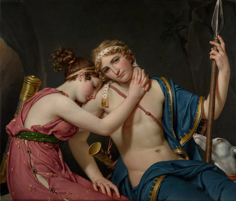 The Farewells of Telemachus and Eucharis - Jacques-Louis David
