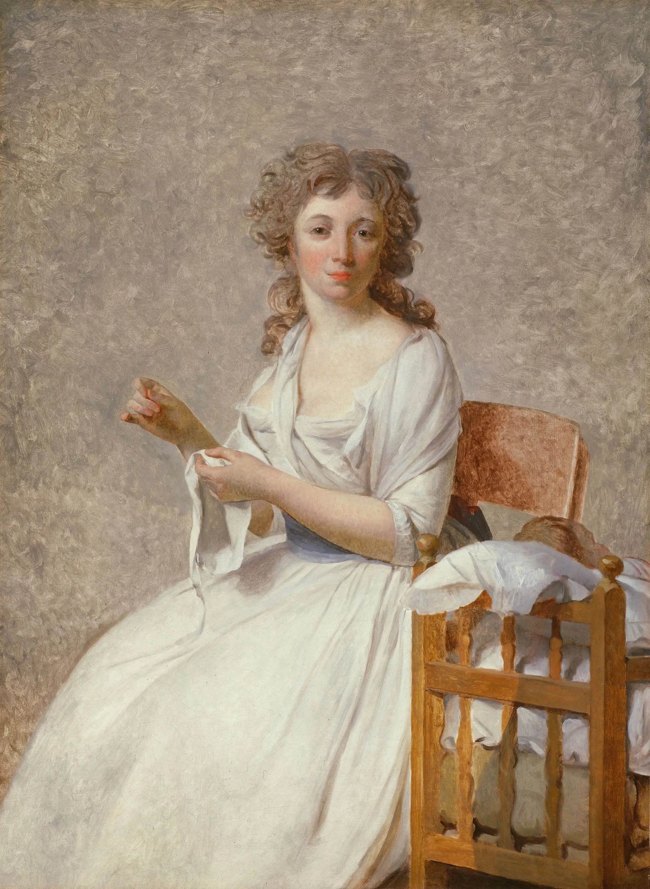 Reproduction du tableau « Portrait de Madame Pastoret - Jacques-Louis David » par Alpha Reproduction en peinture à l’huile