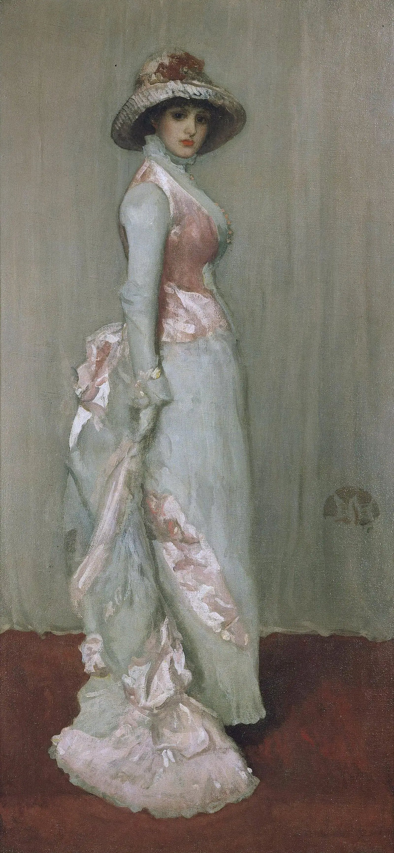 Harmony in Pink and Gray: Lady Meux - James Abbott McNeill Whistler