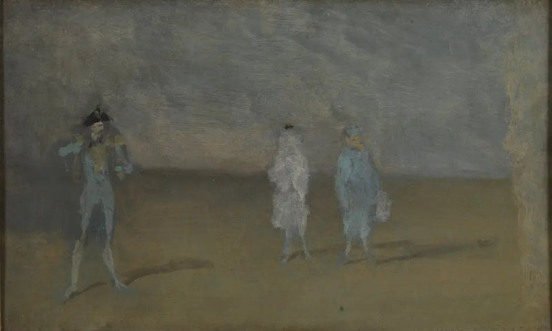 Harmony in Blue: The Duo - James Abbott McNeill Whistler