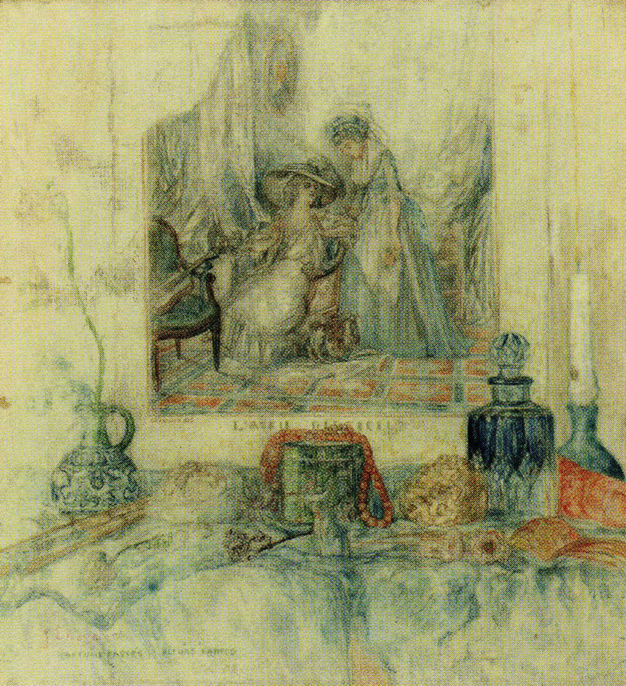 Stale Perfume, Faded Flowers - James Ensor