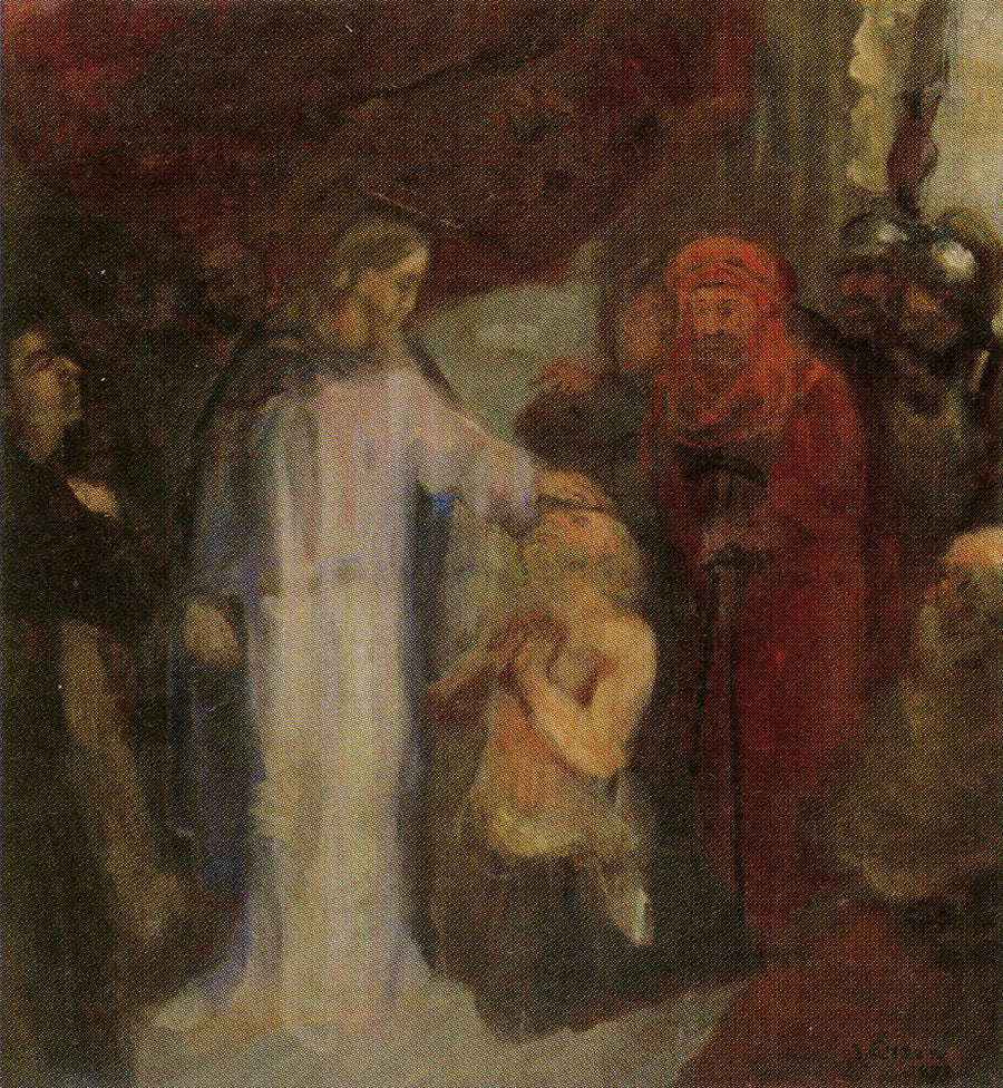 The Healing of the Cripple - James Ensor