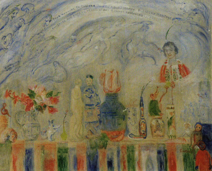 To Enhance the Rosemaiden of the Ostend Studio, Blanche Hertoge - James Ensor