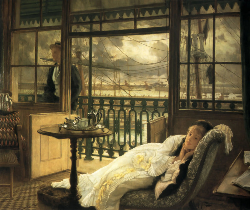 An Orange Passenger - James Tissot
