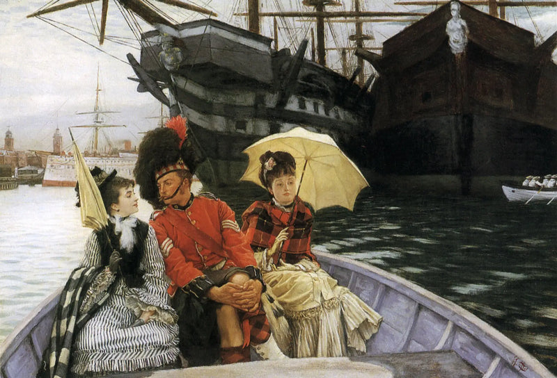 Portsmouth Naval Yard - James Tissot
