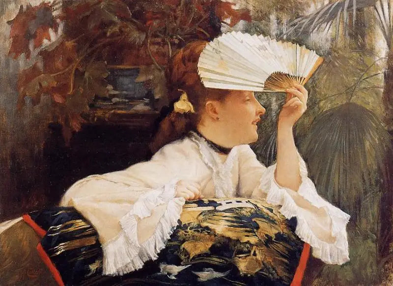 The fan - James Tissot