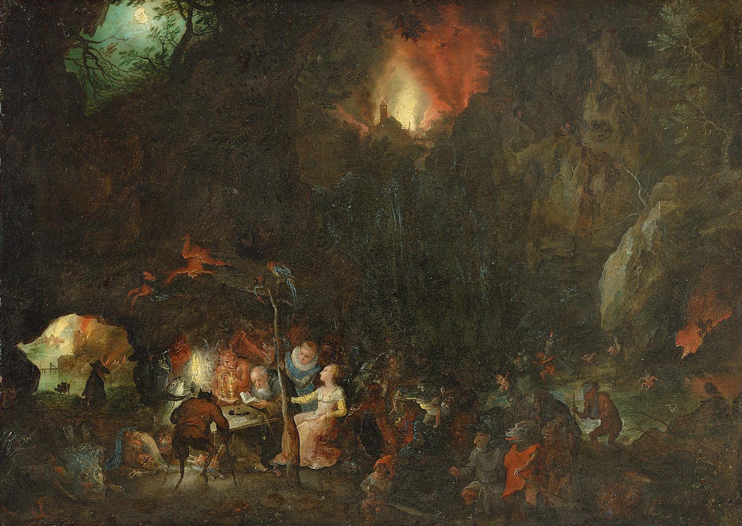 La tentation de saint Antoine - Jan Brueghel l'Ancien