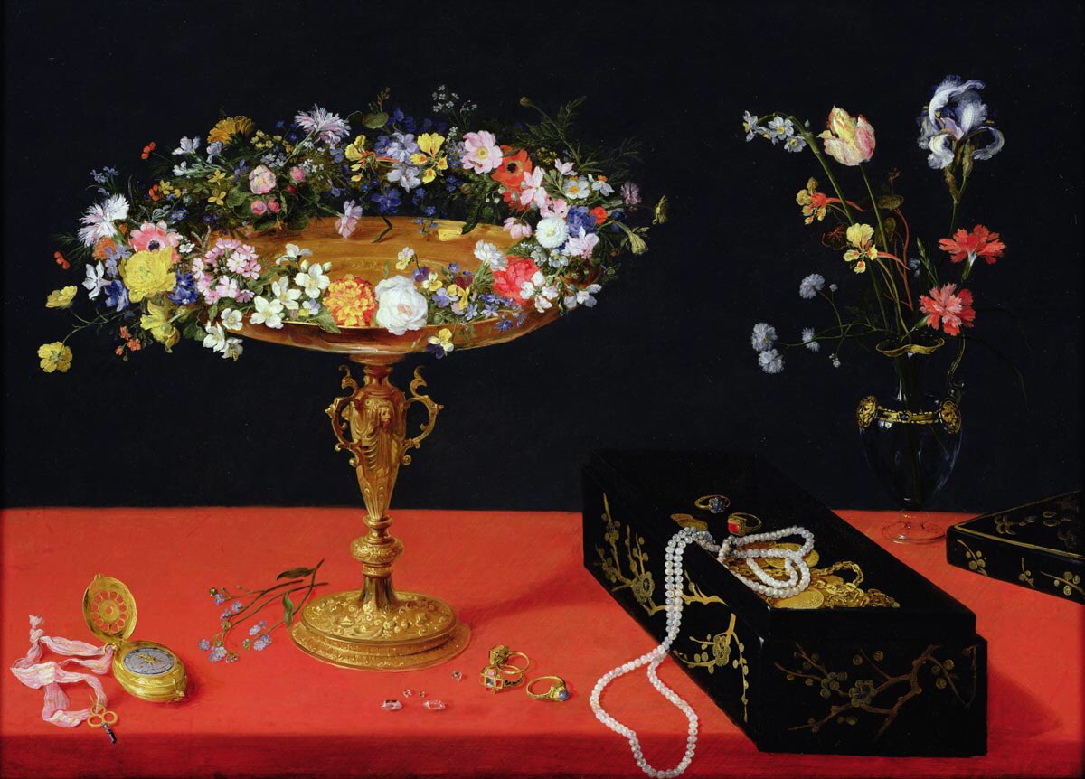 Nature morte d'une coupe avec des fleurs - Jan Brueghel le Jeune