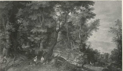 Paysage forestier (Le repos pendant la fuite vers l'Égypte) - Jan Brueghel l'Ancien