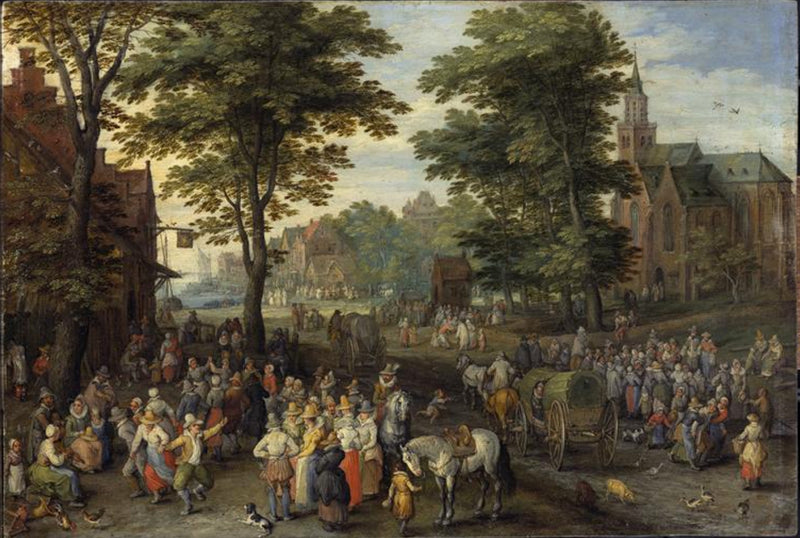 Kermesse de village - Jan Brueghel l'Ancien