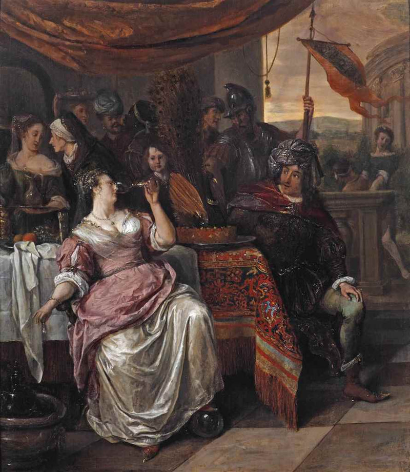 Le Banquet de Cléopâtre - Jan Steen