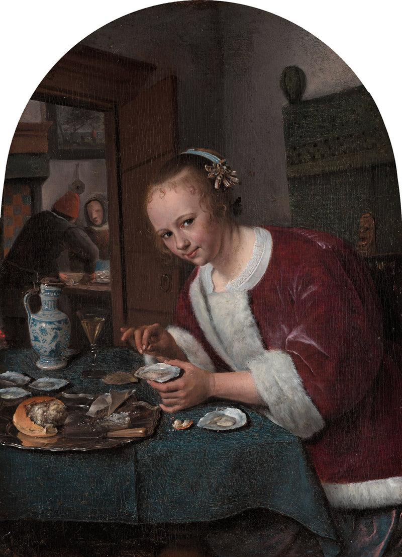 La Mangeuse d'huitres - Jan Steen